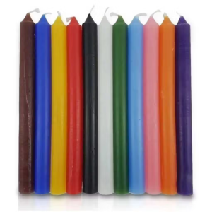 Pacote de Velas Palito com 8 unidades - Cores
